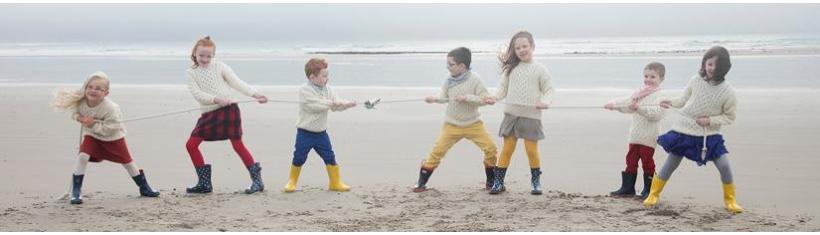 Irish knitwear is not only for adults a great...