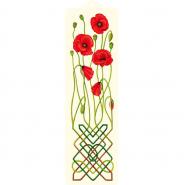 Celtic Bookmark Poppies