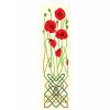 Celtic Bookmark Poppies