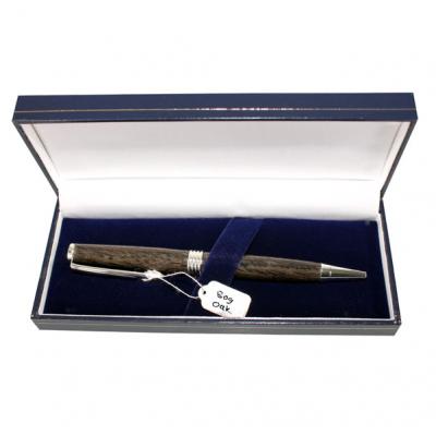 Donegal Pens, handgefertigte Kugelschreiber aus Mooreiche
