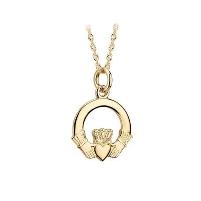 Claddagh pendant, 10 carat gold