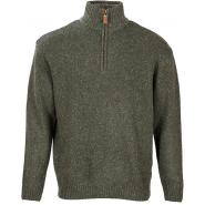 Knitted sweater for men, green