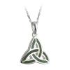 Pendant Celtic knot design with Irish marble