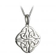 Pendant Celtic knot design, 100% sterling silver