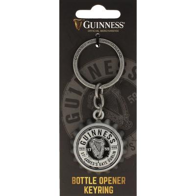 Guinness Schlüsselanhänger und Flaschenöffner in Korkenform