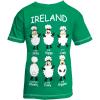 Kinder Ireland T-Shirt, gr&uuml;n mit Schafen