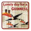Guinness Glass Coaster "Flying Toucan"