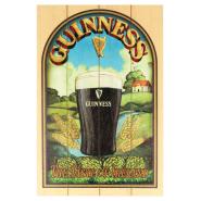Guinness Wooden Sign " The Taste of Ireland"