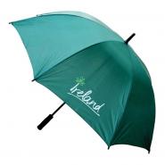 Großer Golfregenschirm mit Ireland-Schriftzug