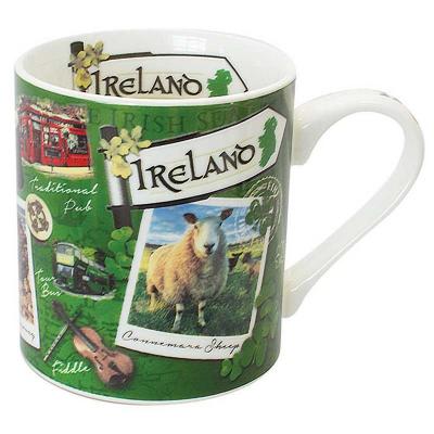 Mug with typical Irish sights