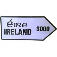Sheet metal sign Ireland road sign 3000
