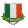 Magnetschild Metall, Ireland Wappen Tricolour