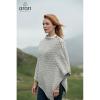 Ladies poncho from Ireland, petrol  3in1