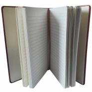Hochwertiges Notizbuch Harfe, braun