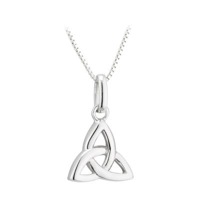 Delicate Pendant Celtic Knot Design, Sterling Silver