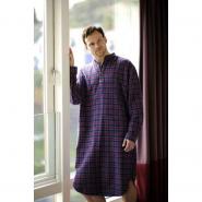 Nightshirt for ladies and men, purple tartan M