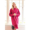 nightshirt for men and women, red tartan M