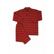Schlafanzug/Pyjama, Red Tartan L