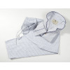 Schlafanzug/Pyjama, blau-weiß gestreift XL