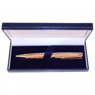 Donegal Pens, handgefertigte Kugelschreiber aus Olivenholz Gold