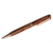 Donegal Pens, handgefertigte Kugelschreiber aus Olivenholz Gold