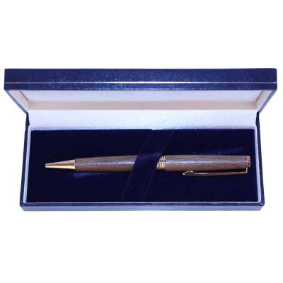 Donegal Pens, handgefertigte Kugelschreiber aus Walnussholz Gold