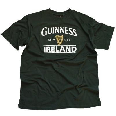 Guinness Shirt, Dark Green XL