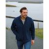Mens aran cardigan blue L