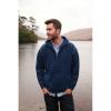 Mens aran cardigan blue L