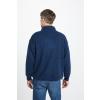Mens aran cardigan blue L