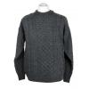Aran Pullover, Anthrazit Grau L