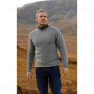 Mens Knitted Sweaters, Grey 2XL