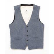 Durrow tweed vest, dove M