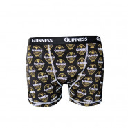 Boxer shorts with Guinness logo, black