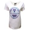 Guinness T-Shirt Damen wei&szlig;