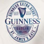 Guinness Ladies Shirt, White M