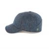 Baseball Cap Tweed blau L