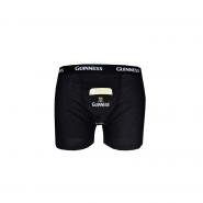 Boxer shorts with Guinness Pint, black XL