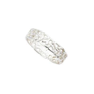 Sterling Silver Trinity Knot Ring intl. size 4 / inner diameter 15.0 mm /
