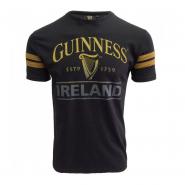 Guinness T-Shirt schwarz mit gelbem Emblem