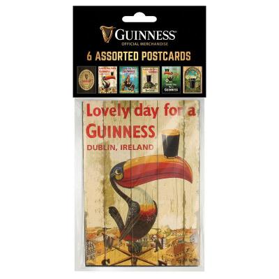 Guinness Postkarten, 6 St&uuml;ck