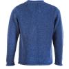 Knitted sweater for men, mottled black-grey S