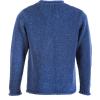 Knitted sweater for men, mottled black-grey M