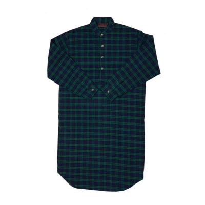 Nightshirt for ladies and gentlemen, green tartan 3XL