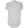 nightshirt ladies/men blue-white striped 3XL