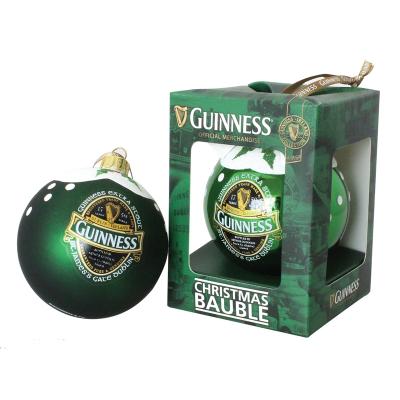Guinness Christmas decoration bauble, green