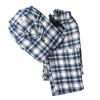 Pyjama blue white check L