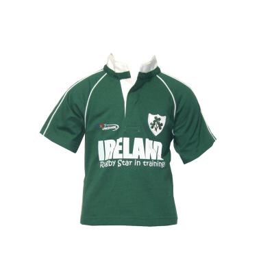 Rugby-Shirt für Babys, grün 0-6 Monate