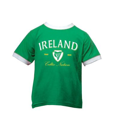 Kinder Ireland T-Shirt, grün 1-2 Jahre