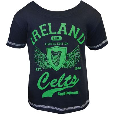 Kinder Ireland T-Shirt, dunkelblau 5-6 Jahre